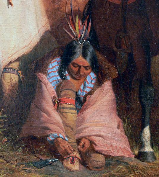Charles Deas A Group of Sioux, detail France oil painting art